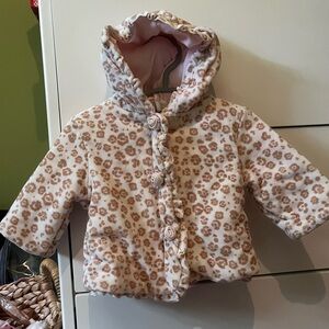 3-6 m Pink and brown zip up jacket